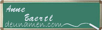Anne Baertl Visitenkarte